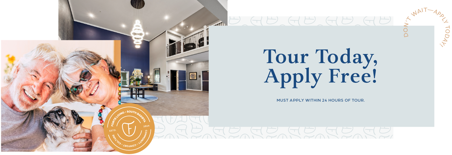 Tour Today. Apply Free! Must apply within 24 hours of tour.